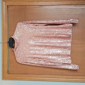 Sequin turtleneck sz M NWT